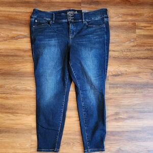 Torrid Dark Blue High Rise Jeggings, 20S